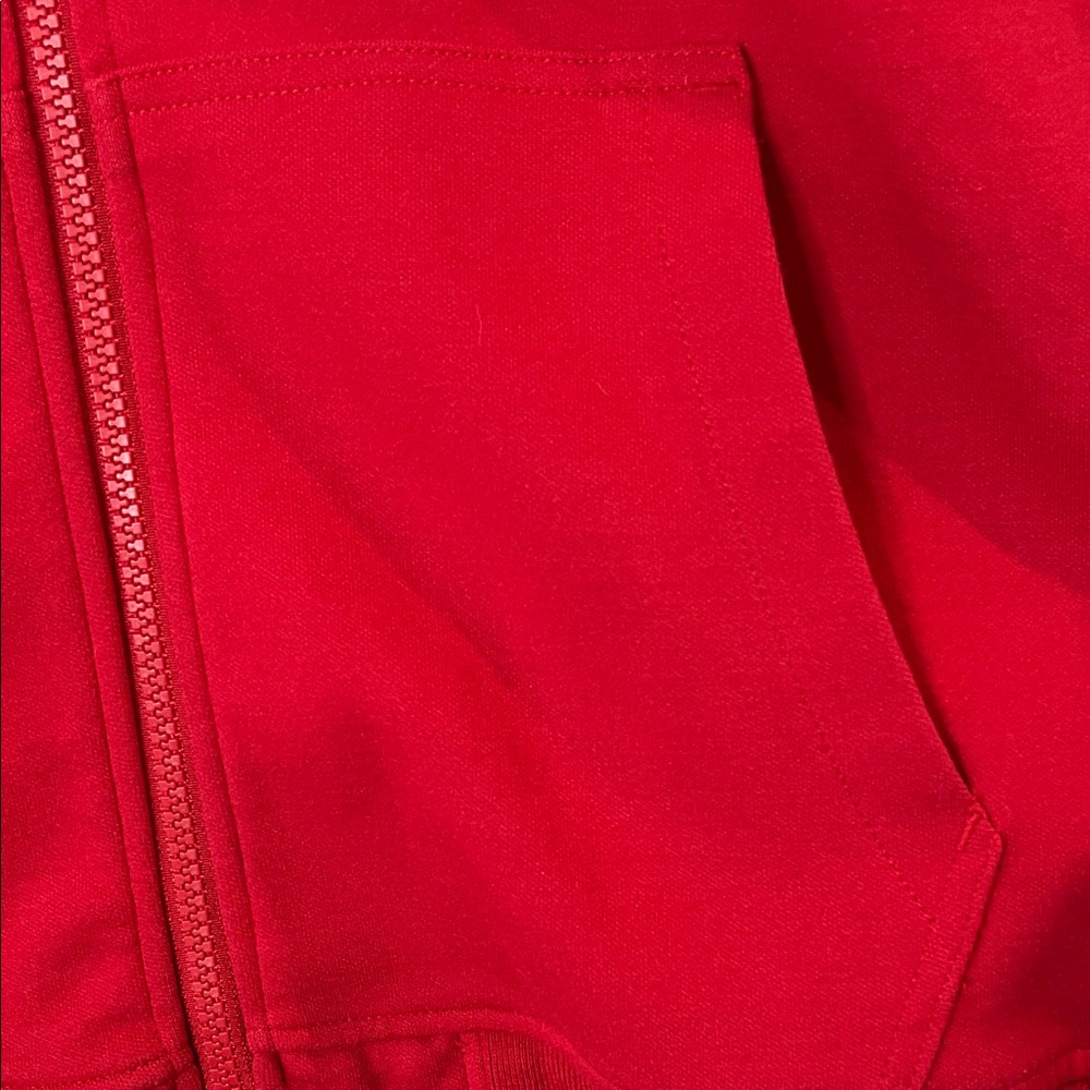 Billionaire Boys Club Red Full Zip Hooded Sweatshirt - Size Medium - Picture 8 of 15